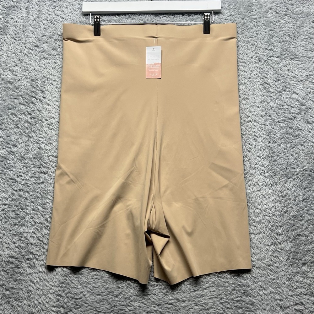 Shape by Cacique Ultra High Waist Thigh Shaper Beige Size 22/24 Level 3 New